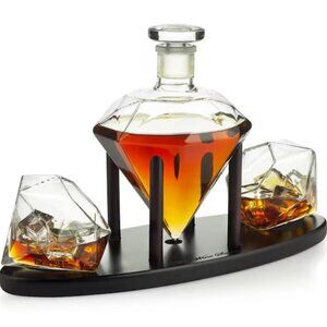Diamond Whiskey/Wine Decanter